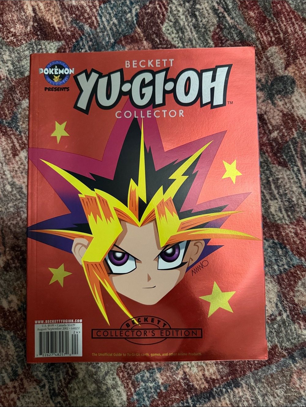 Beckett Yu-Gi-Oh Collector Magazine - Red Cover with Yellow & Black Artwork